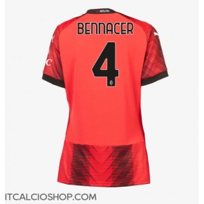 AC Milan Ismael Bennacer #4 Prima Maglia Femmina 2023-24 Manica Corta